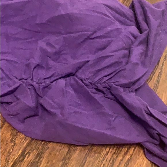 Purple 3/4 Sleeve Tunic - XS - Picture 3 of 3